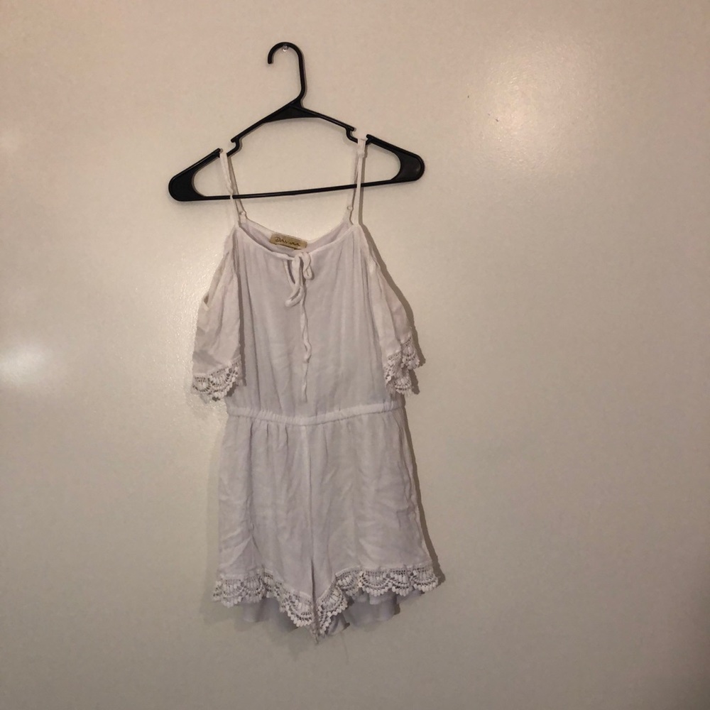 White laced romper [Size Small]